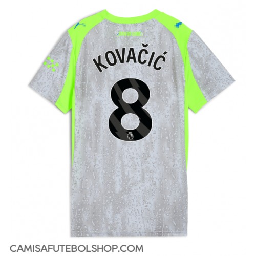 Camisa de time de futebol Manchester City Mateo Kovacic #8 Replicas 3º Equipamento Feminina 2025-26 Manga Curta